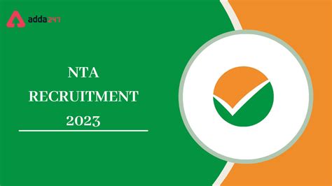 nta recruitment 2023.